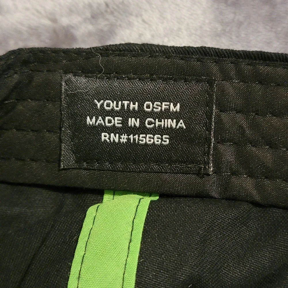 Minecraft Snapback Hat Kids OSFM Black Excellent Creeper TNT 